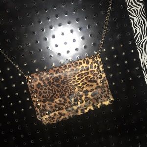 Leopard Printed Cross Body Bag